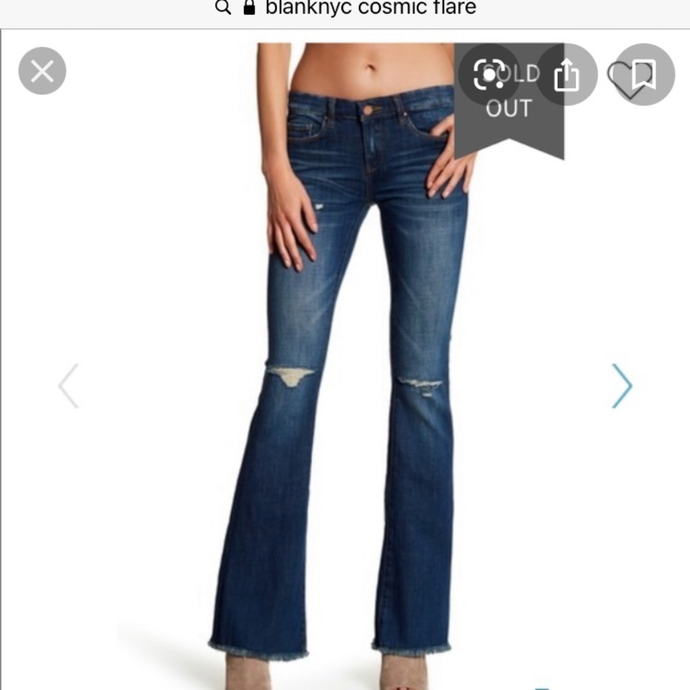 Blanknyc cosmic flare, size 26. Midrise.
